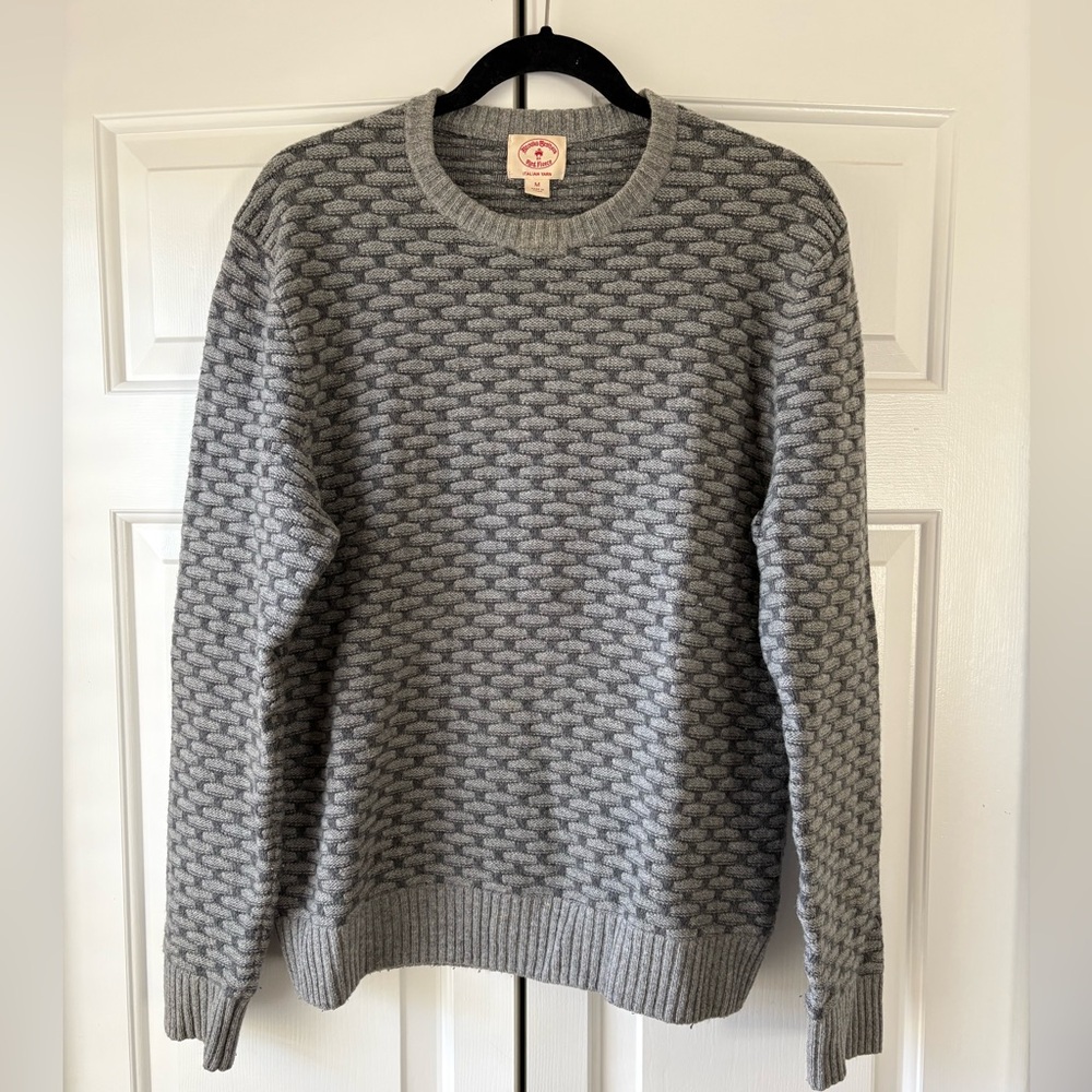 Brooks Brothers Gray Crewneck Sweater